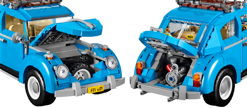 Illustration for article titled Lego's Second Attempt at a Classic '60s VW Beetle Has Finally Perfected Its Curves